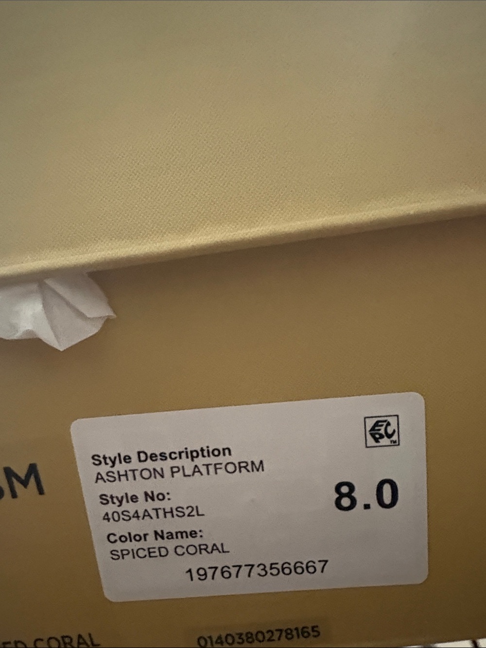 New Michael Kors Red LeatherAshton Platform size 8 Retial $ 155 - Picture 8 of 8